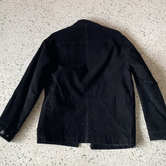 CRAZY HORSE Men’s Black Suede Jacket Size S - Picture 3 of 5